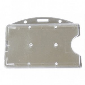 Porte badge rigide transparent